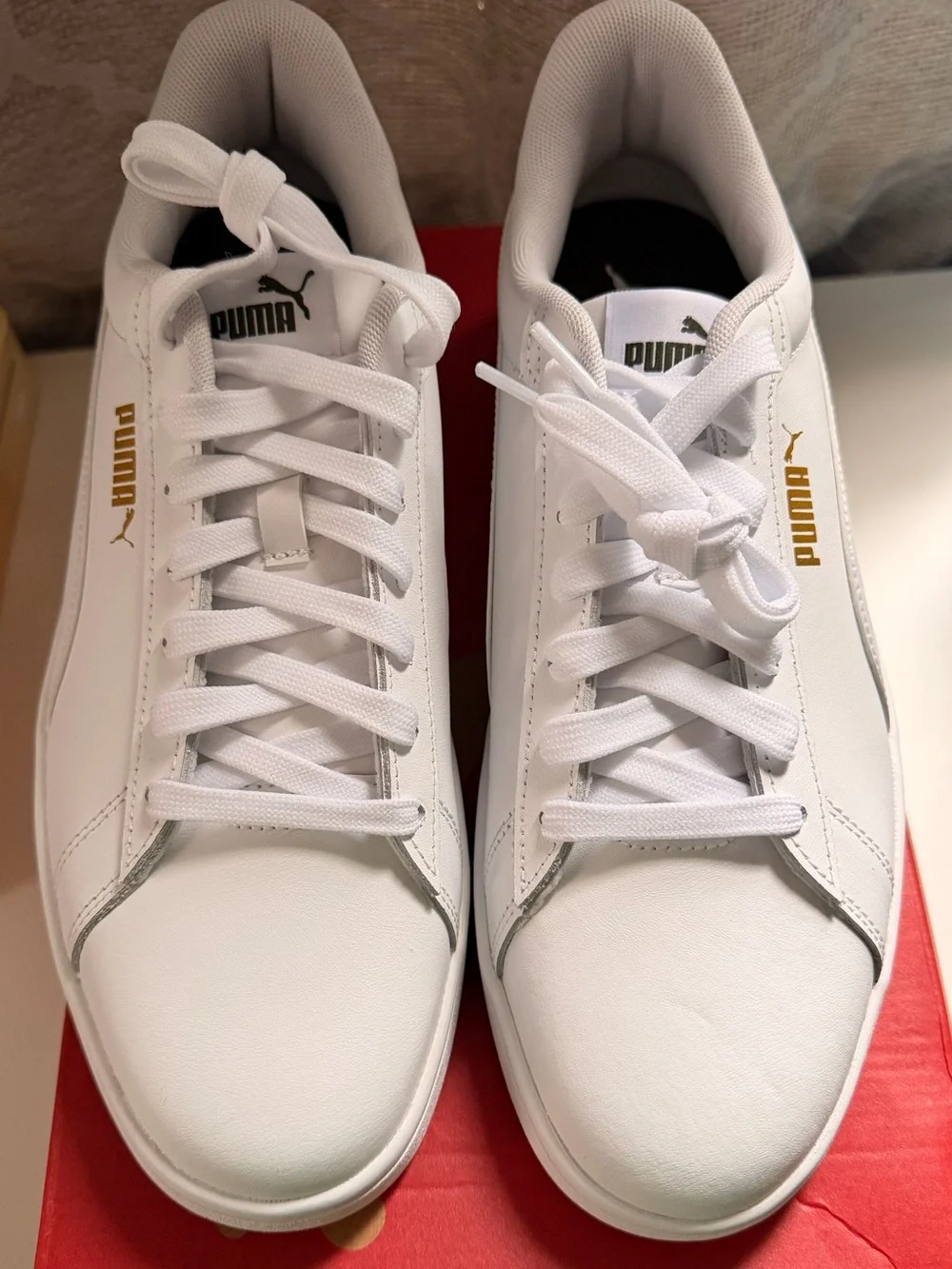 Puma Ace Court Sneakers White/Green Men’s 10.5 NIB